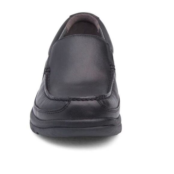 Dansko Wayne Men\'s 46 13 Black Full Grain Leather Slip On Loafers Work Shoes NIB main image 5